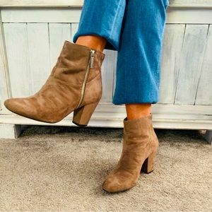 BCBG Suede Booties